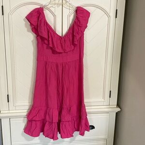 Pink Ruffle Dress